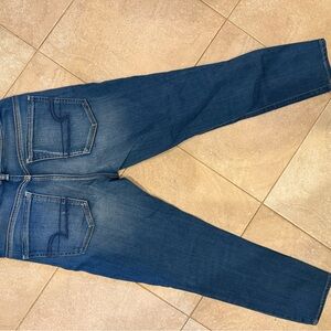 American Eagle Outfitters Blue Super Stretch Jeans